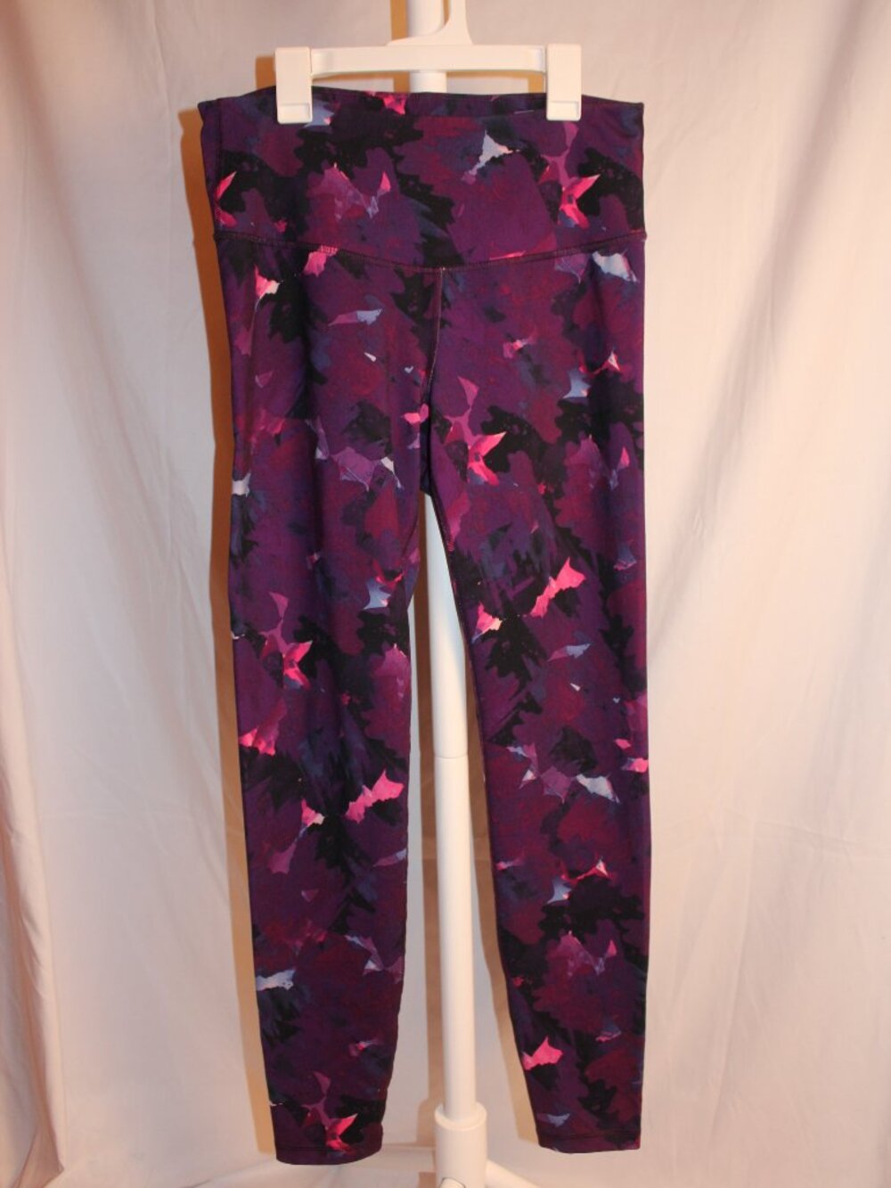 Old Navy Purple Abstract Print Women Leggings